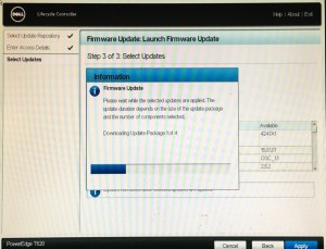 upgrade firmaware serveru dell PowerEdge